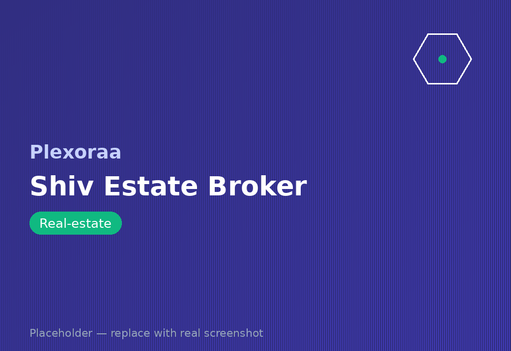 Shiv Estate Broker website screenshot